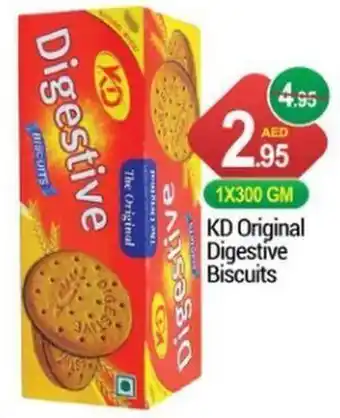 New W Mart KD Original Digestive Biscuits 1x300 Gm offer