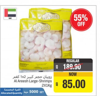 Union Coop Al Areesh Large-Shrimps 2X1Kg offer