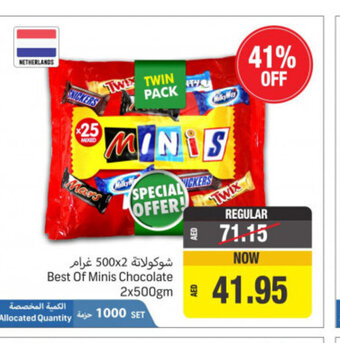 Union Coop Best of Minis Chocolate 2x500gm offer