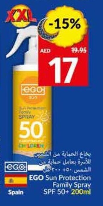 Viva Ego Sun Protection Family Spray SPF 50+ 200ml offer