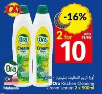 Viva Ora Kitchen Cleaning Cream Lemon 2 x 500ml offer