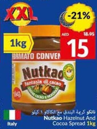 Viva Nutkao Hazelnut And Cocoa Spread 1kg offer
