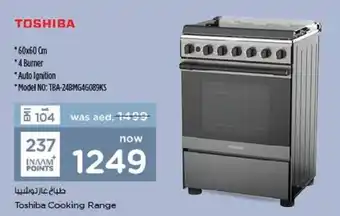 Nesto Toshiba Cooking Range 60x60 Cm TBA-24BMG4G089KS offer