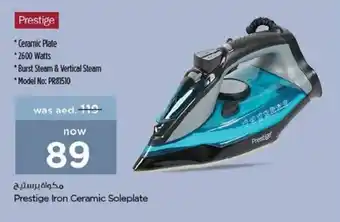 Nesto Prestige Iron Ceramic Soleplate 2600 Watts PR81510 offer