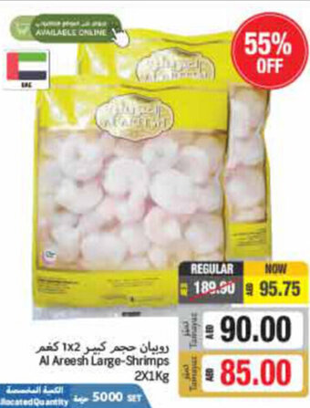 Union Coop Al Areesh Large-Shrimps 2x1kg offer