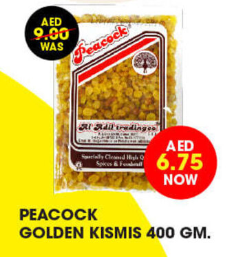 Peacock Golden Kismis 400 Gm,