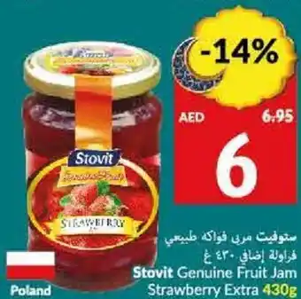 Viva Stovit Geniune Fruit Jam Strawberry Extra 430g offer