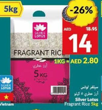 Viva Silver Lotus Fragrant Rice 5kg offer
