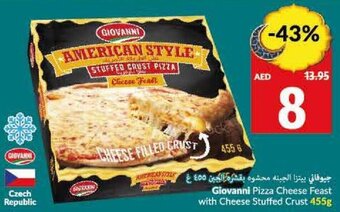 Viva Giovanni Pizza Cheese Feast with Cheese Stuffed Crust 455g offer