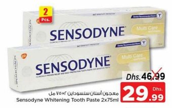 Nesto Sensodyne Whitening Tooth Paste 2x75ml offer