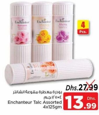 Nesto Enchanteur Talc Assorted 4x125gm offer