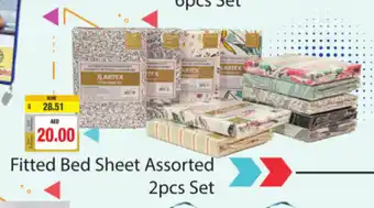 Union Coop Fitted Bed Sheet Assorted 2Pcs Set offer