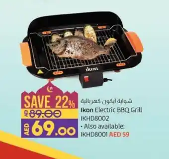 Lulu Hypermarket Ikon Electric BBQ Grill IKHD8002 offer