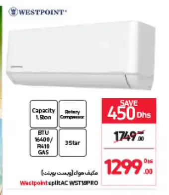 Carrefour Westpoint SplitAC WST18PRO offer