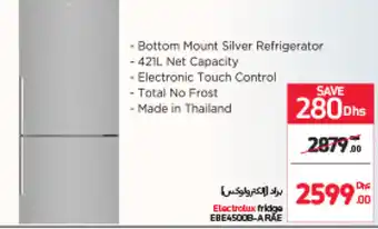 Carrefour Electrolux fridge EBE4500B-A RAE offer