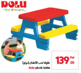 Carrefour Dolu picnic table offer