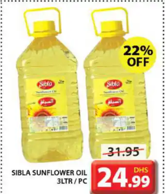 Grand Mall Sharjah Sibla Sunflower Oil 3ltr / pc offer