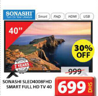 Grand Mall Sharjah Sonashi SLED4008FHD Smart Full HD TV 40 offer