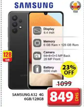 Grand Mall Sharjah Samsung A32 4G 6GB/128GB offer