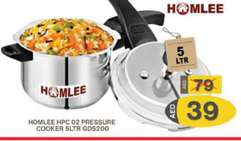 Grand Mall Sharjah Homlee HPC 02 Pressure Cooker 5ltr GD5200 offer