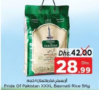 Nesto Pride of Pakistan XXXL Basmati Rice 5Kg offer