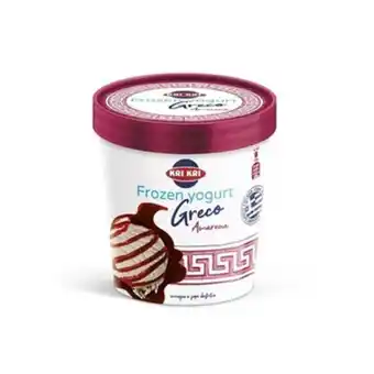 Choithrams Authentic greek frozen yogurt cherry 320g offer