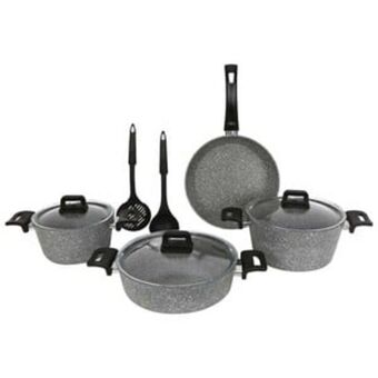 Lulu Hypermarket Gigilli granite cookware set eco 9pcs offer