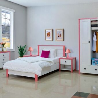 Royal Furniture Safari kids bed set -pink offer