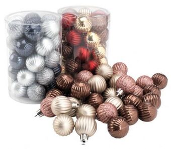 JYSK Christmas bauble heliotrop 34pcs/pk offer