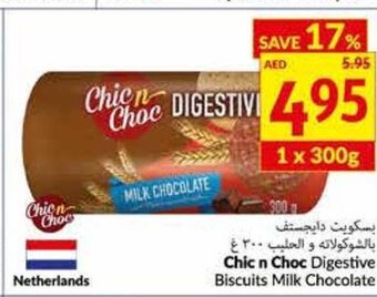 Viva Chic n Choc Digestive Biscuits Milk Chocolate offer