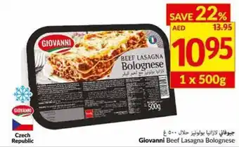 Viva Giovanni beef lasagna bolognese 1 x 500g offer
