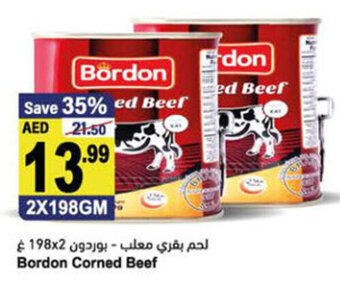 Almaya supermarket Bordon Corned Beef offer