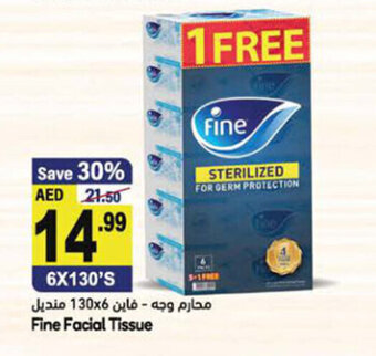Almaya supermarket Fine Facial Tissue offer