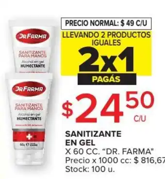 Carrefour Dr. Farma Sanizante En Gel x 60cc oferta
