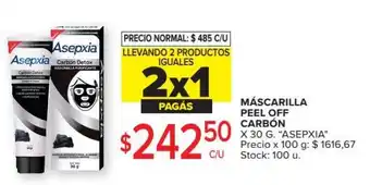 Carrefour Asepxia Máscarilla Peel Off x 30g oferta