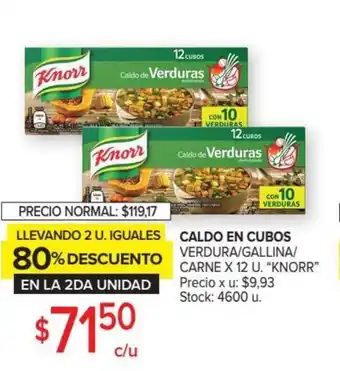 Carrefour Knorr Caldo En Cubos x 12u oferta