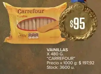Carrefour Carrefour Vainillas x 480g oferta