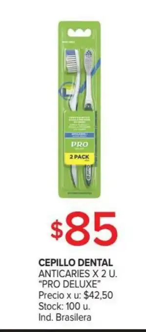 Carrefour Pro Deluxe Cepillo Dental Anticaries x 2u oferta