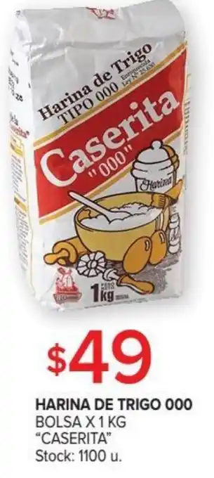Carrefour Caserita Harina De Trigo 000 x 1kg oferta