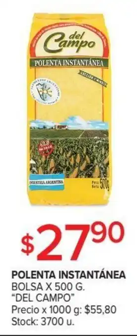 Carrefour Del Campo Polenta Instantánea Bolsa x 500g oferta