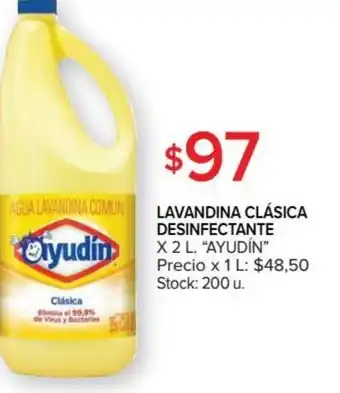 Carrefour Ayudin Lavandina Clásica x 2l oferta