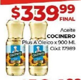 Diarco Cocinero Aceite Plus A Oleico x 900 ml oferta