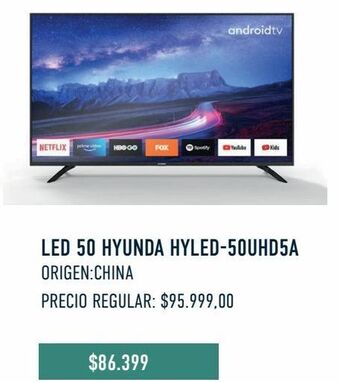 Jumbo Led 50 hyunda hyled-50uhd5a oferta