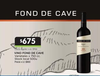 Jumbo Vino fond de cave 750ml oferta
