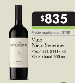 Jumbo Vino nieto senetiner oferta