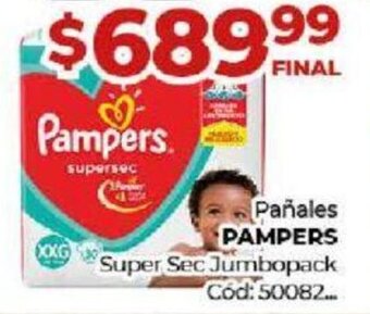 Diarco Pampers Pañales Super Sec Jumbopack oferta