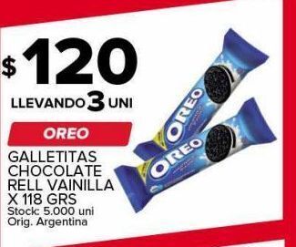 Carrefour Maxi Galletas oreo x 118g oferta