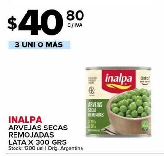 Carrefour Maxi Arvejas secas inalpa x 300g oferta
