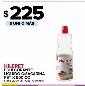 Carrefour Maxi Edulcorante hileret x 500cc oferta