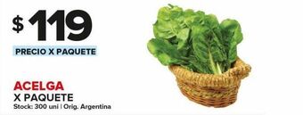 Carrefour Maxi Acelga x paquete oferta